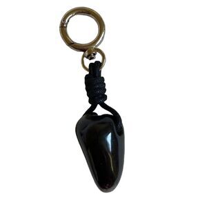 NEW Eco-Friendly Key Chain Handmade South America Artisan Black Unisex Boho Gift